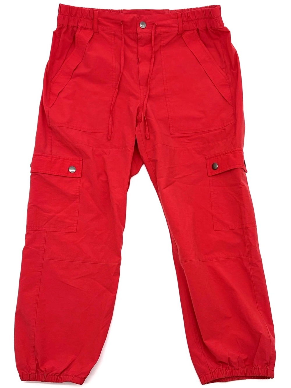 CAbi Quantum Red Women's Cargo Jogger Pants Small GUC